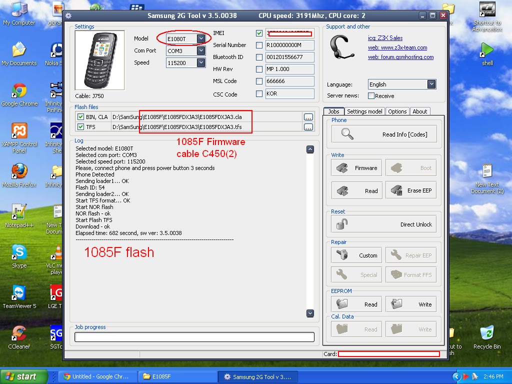 samsung e1085 flash file